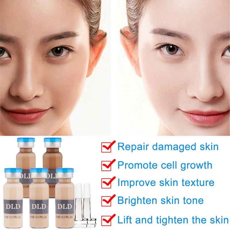 BB Cream CC Glow Beginner Starter Kit Whitening Liquid Foundation Hyaluronic Acid Serum Essence For Facial Skin Care Acne Beauty