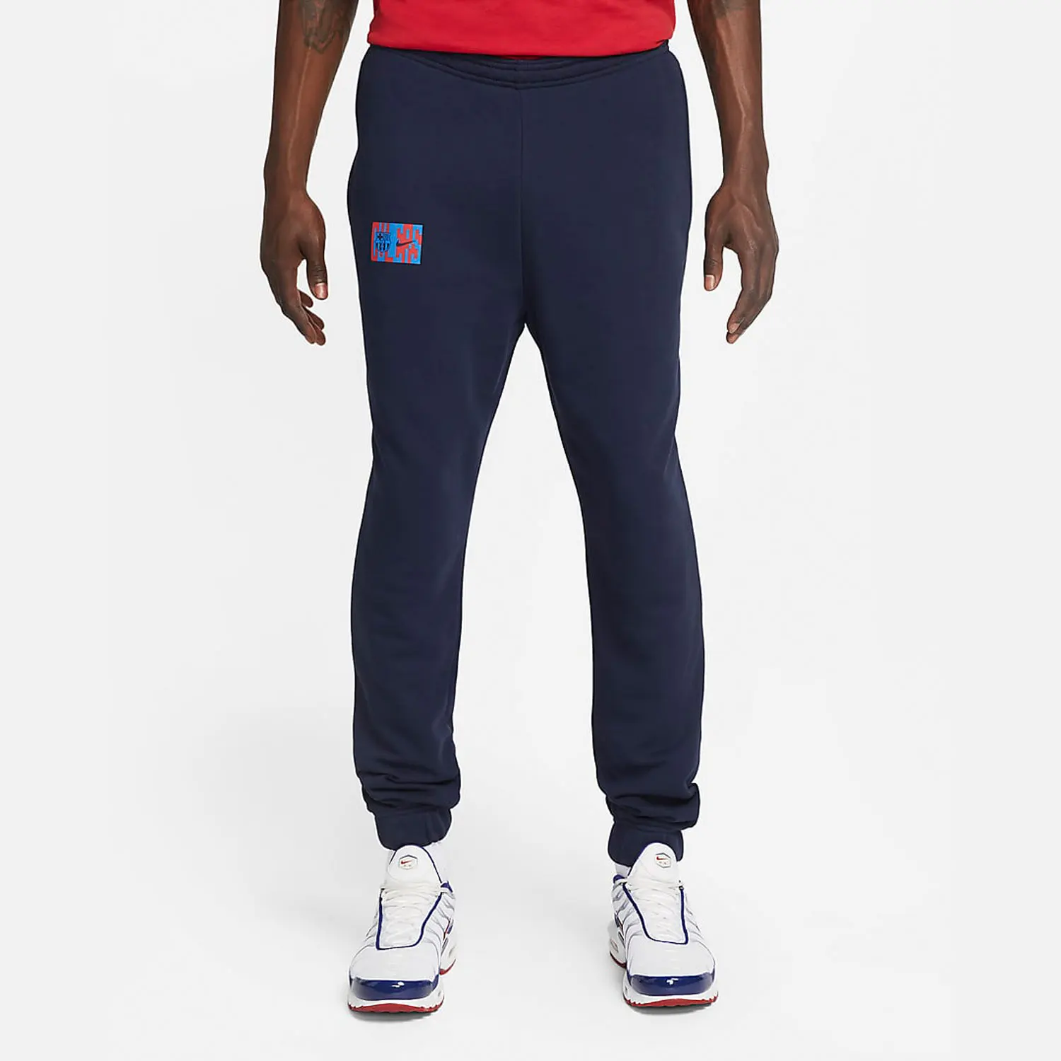 Nike authentic Barcelona men's French looped casual football sports pants DM3148-451