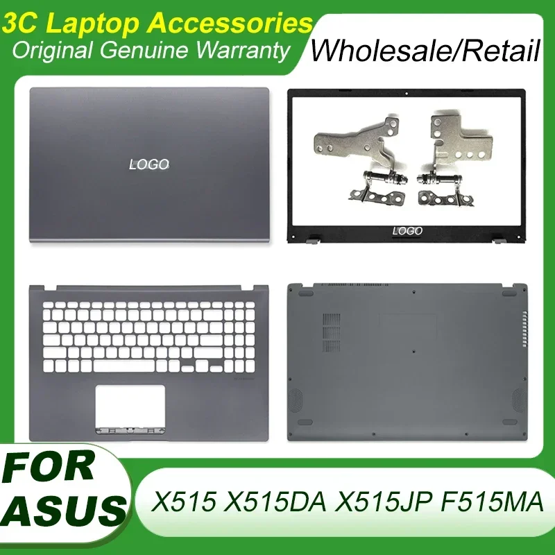 

New For Asus X515 X515DA X515JP F515MA V5200E V5200J Laptop LCD Back Cover Lid Front Bezel LCD Hinges Palmrest Bottom Cover Case