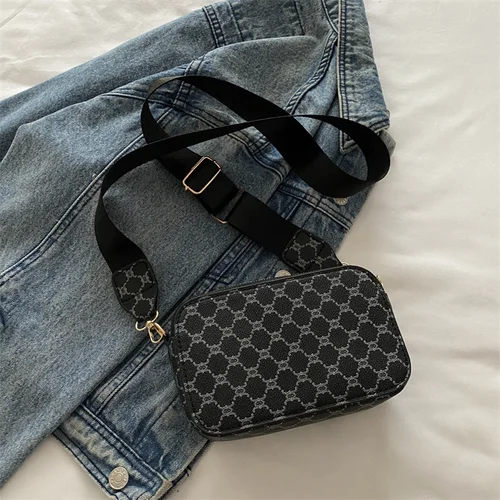 Imagen 2 del producto Bolso de hombro de PU elegante y versátil con correa ajustable para el hombro bolso cruzado para desplazamientos diarios