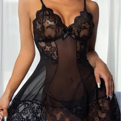 Seductive and Elegant Lace Babydoll Chemise: The Ideal Sleepwear for Women