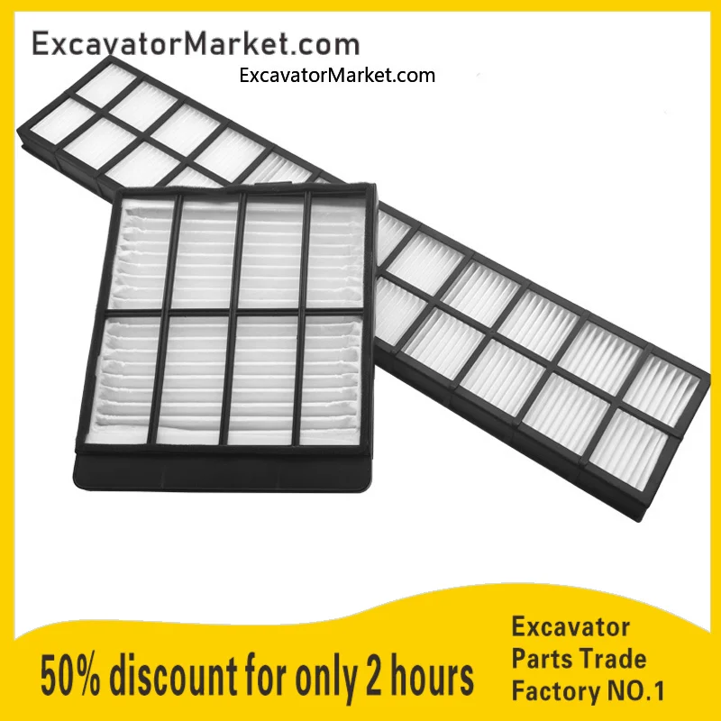 For excavator Caterpillar CAT 312 313 320 330 336 349D2GC built-in external air conditioner filter filter mesh Excavator Spare