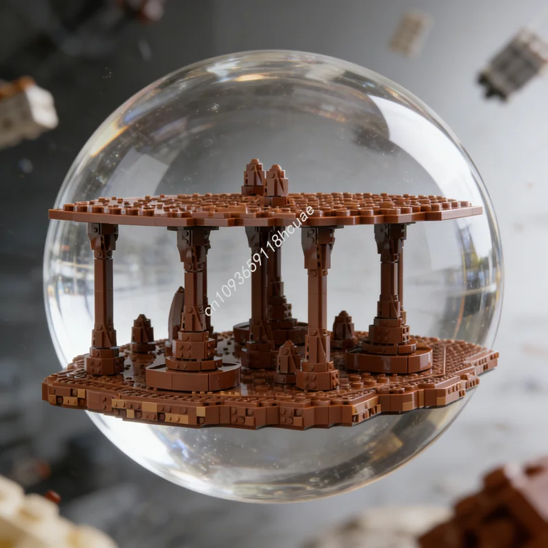 

4752 деталей MOC: Модель звездной битвы в геоносийской пещере, конструктор, развивающая игрушка, подарок на Рождество, DIY, креативный набор для сборки