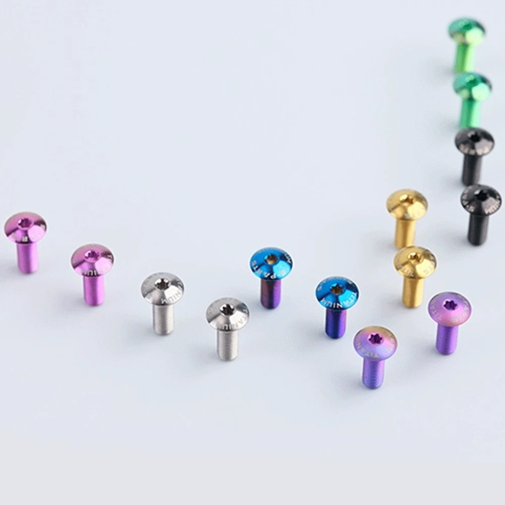 

M4x16mm TC4 GR5 Titanium Alloy Screw For windscreen Motorcycle DIY