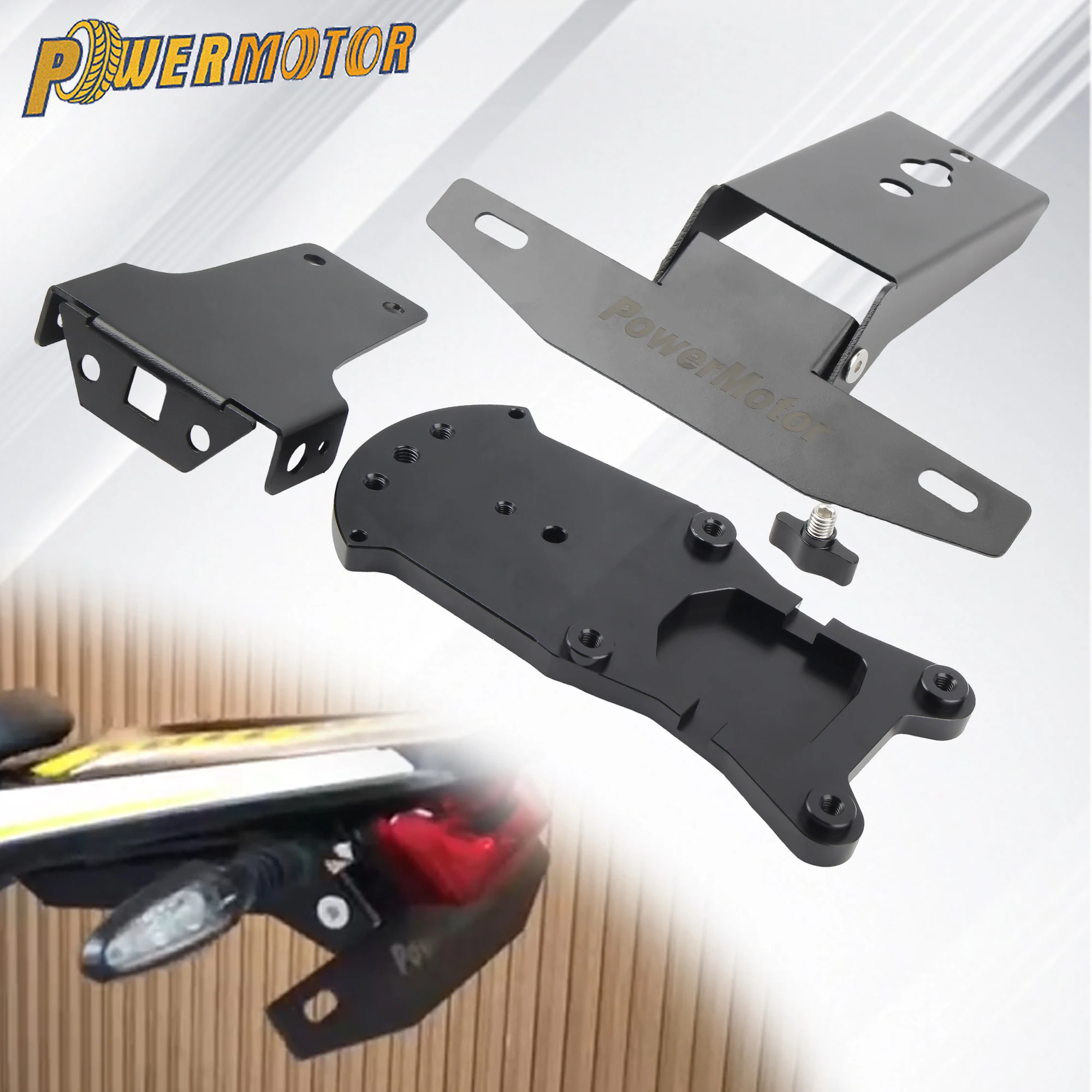 

For Surron Ultra Bee Motorcycle Quick Release Design License Plate Bracket Turn Signal Tail Light Holder Electric Bike Modified