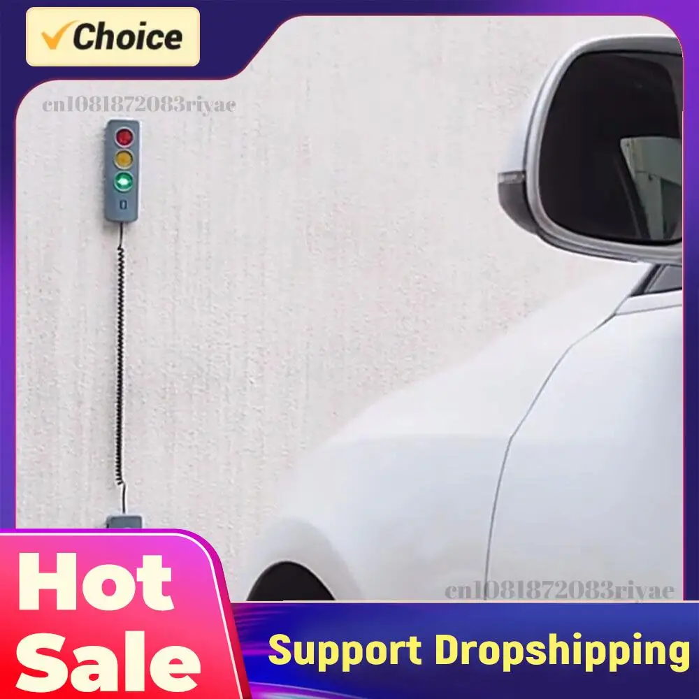 Garage Safe Light Anti Collision Distance Stop Aid with Three Colors Light Parking Warning Alarm Adjustable Battery Operated