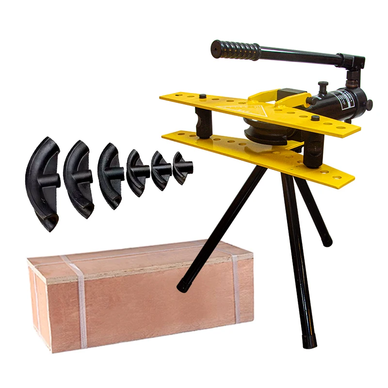 

Ручной гидравлический трубогиб SWG-1S Стальная труба Изгиб из нержавеющей стали 90-градусный опорный луч для киля Сталь dobladora de tubos