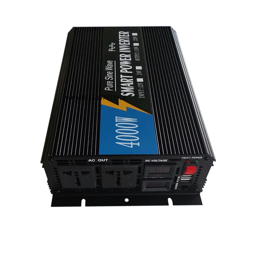

Inverter 12V 24V 2000W / 4000W Inversor 4000 Car Power Inverter 110V 220V 3000W 24V Inversora Pure Sine Wave Inverter