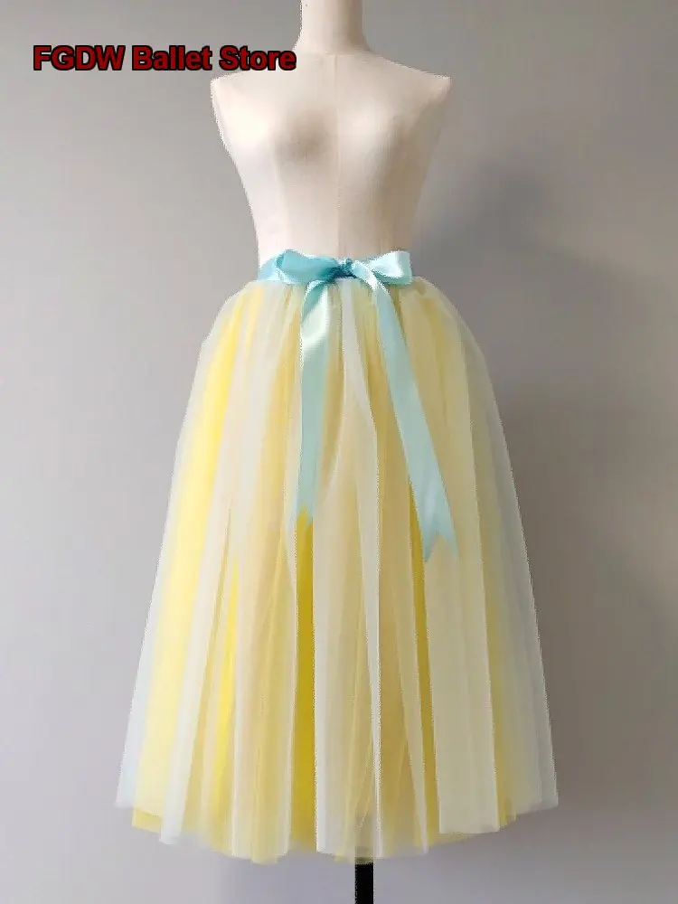mid-length-multi-color-gradient-mesh-half-skirt-for-photos-team-exams-and-performances