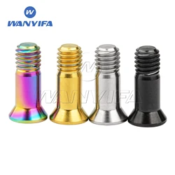 Wanyifa Titanium Bolt M5x14.5mm Guide Wheel Ti Screws Bicycle Rear Derailleur Bolt Jockey Wheel Bolt