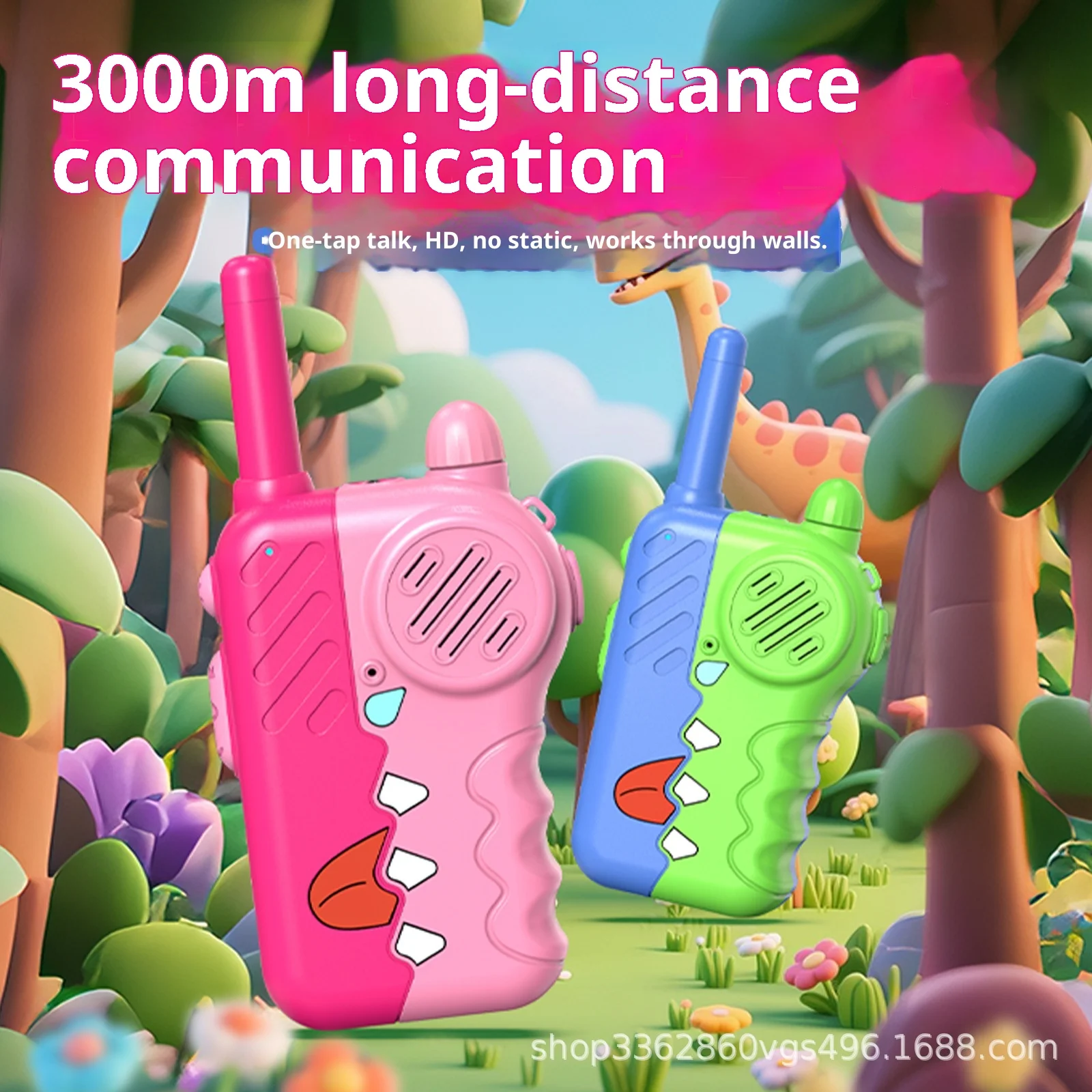 Walkie talkies pai-filho para crianças, brinquedo sem fio, rádios em dois sentidos, jogo educacional divertido ao ar livre para meninos e meninas
