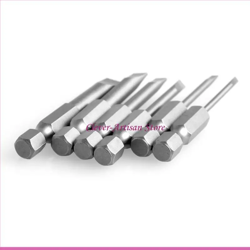 E06B 6pcs/set 50mm 2,0-6,0 mm per pezzi cacciaviti a footbato