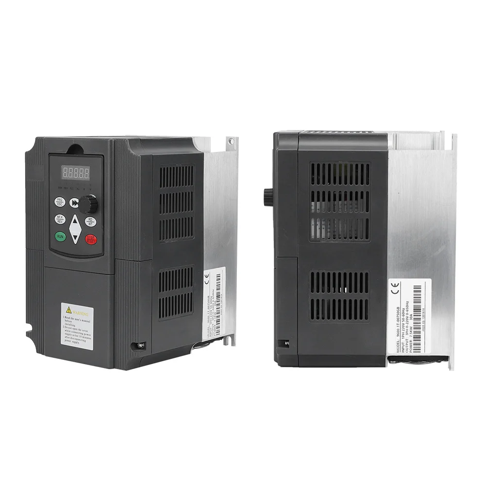 NFLIXIN@ Variable Frequency Inverter VFD Single Phase 220VAC Input 3-Phase 220VAC Output 7.5KW 9600-1T-00750GB