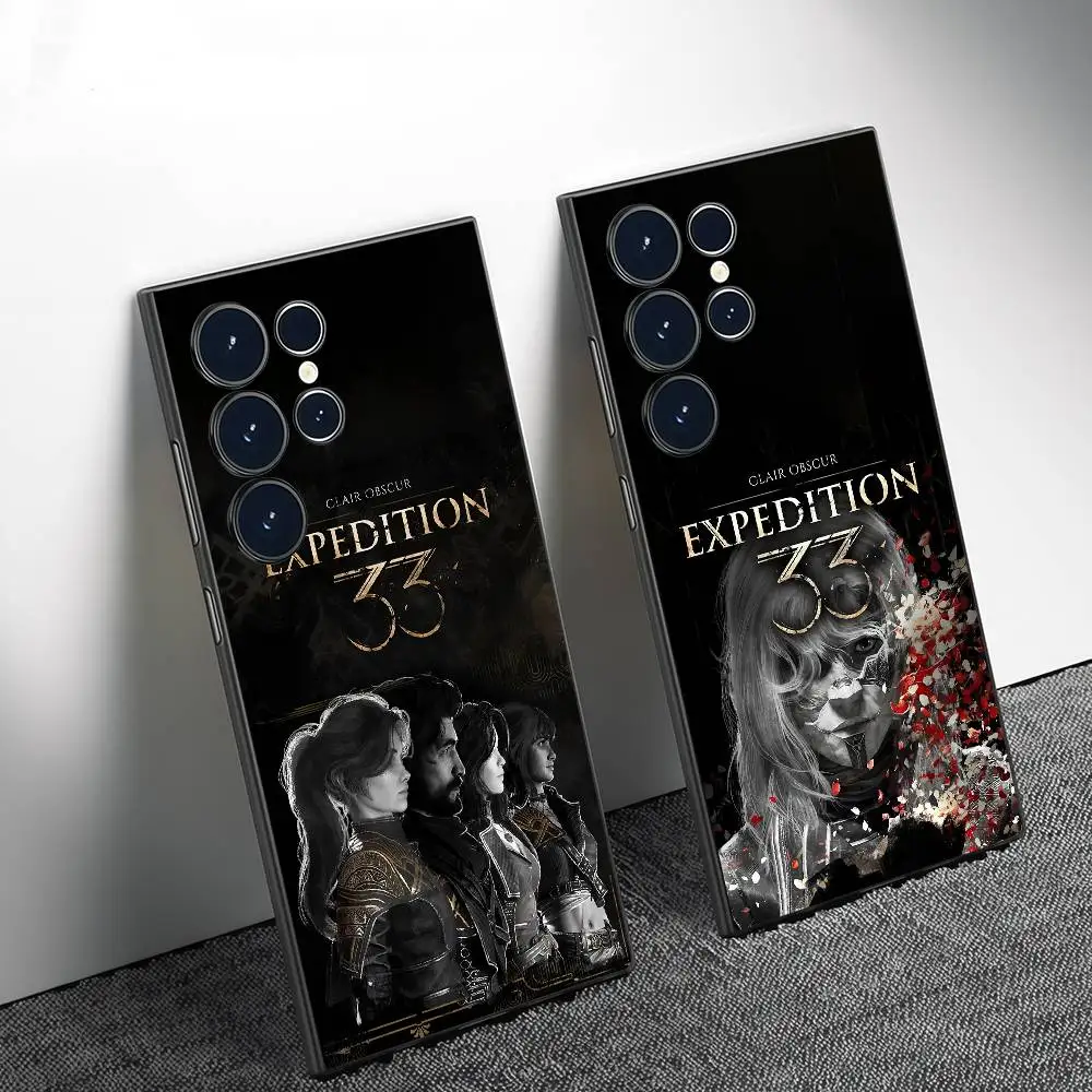 

C-Clair Obscur E-Expedition 33 Phone Case Phone Case For Samsung Galaxy S25 S24 S22 S23 Ultra S21 S20 Plus Frosted Full Soft Cas