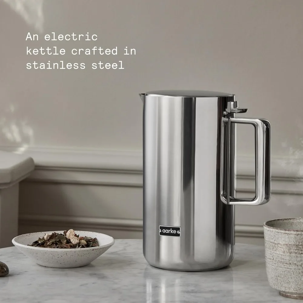

Kettle | Stainless Steel Hot Water Kettle | 360° Swivel Base | 1.2L / 5 Cups - Steel
