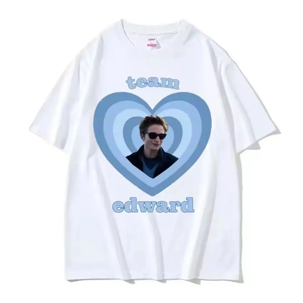 الرجعية خمر تي شيرت الشفق فريق إدوارد كولين مطبوعة Y2k الرجال الملابس قصيرة الأكمام جولة الرقبة الطباعة البلوز للجنسين #2