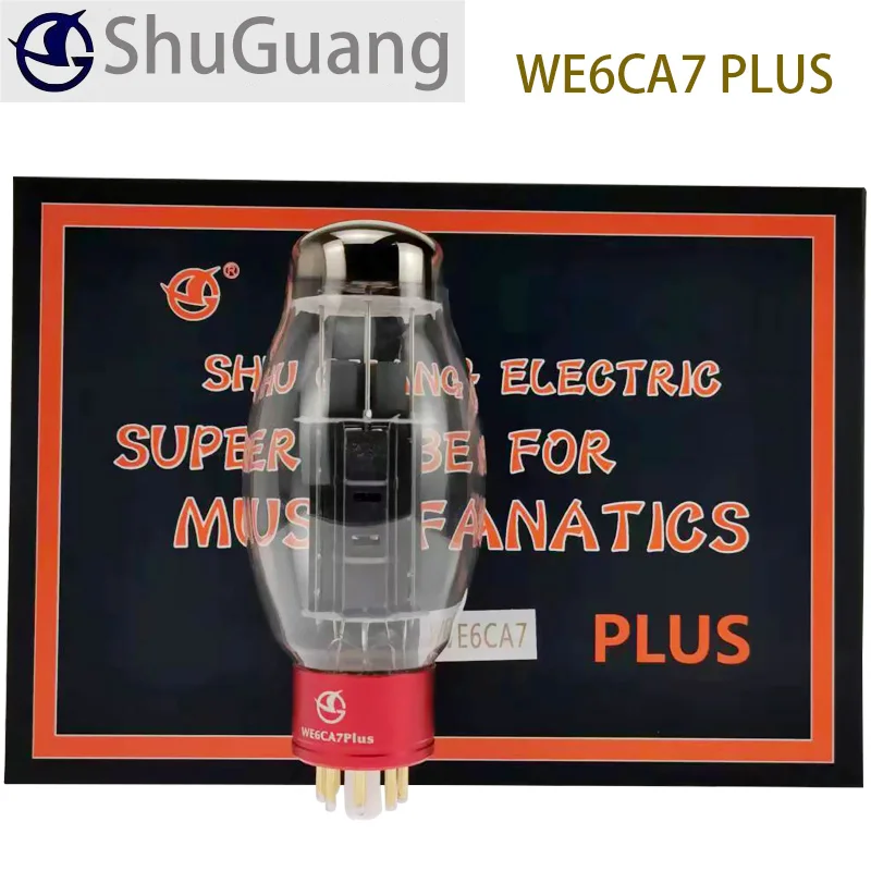 SHUGUANG WE6CA7 PLUS 6CA7 Vacuum Tube Precision pairing Valve Replaces 6CA7 EL34 6L6 KT66 Electronic Tube HIFI Audio Amplifier