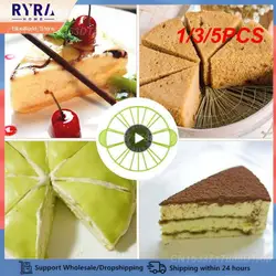 1/3/5PCS Slices Cake Equal Portion Cutter Round Bread Cake Mousse Divider Slice Marker Baking For Household Kitchen Utensils