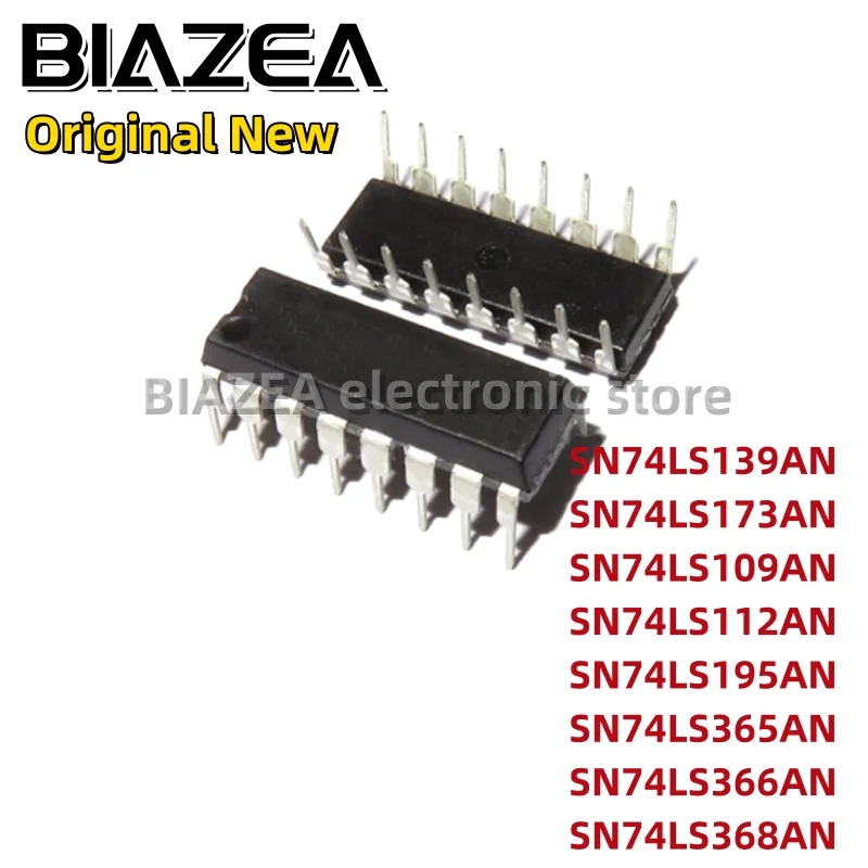 

SN74LS139AN SN74LS173AN SN74LS109AN SN74LS112AN SN74LS195AN SN74LS365AN SN74LS366AN SN74LS368AN DIP-16, 10 шт.