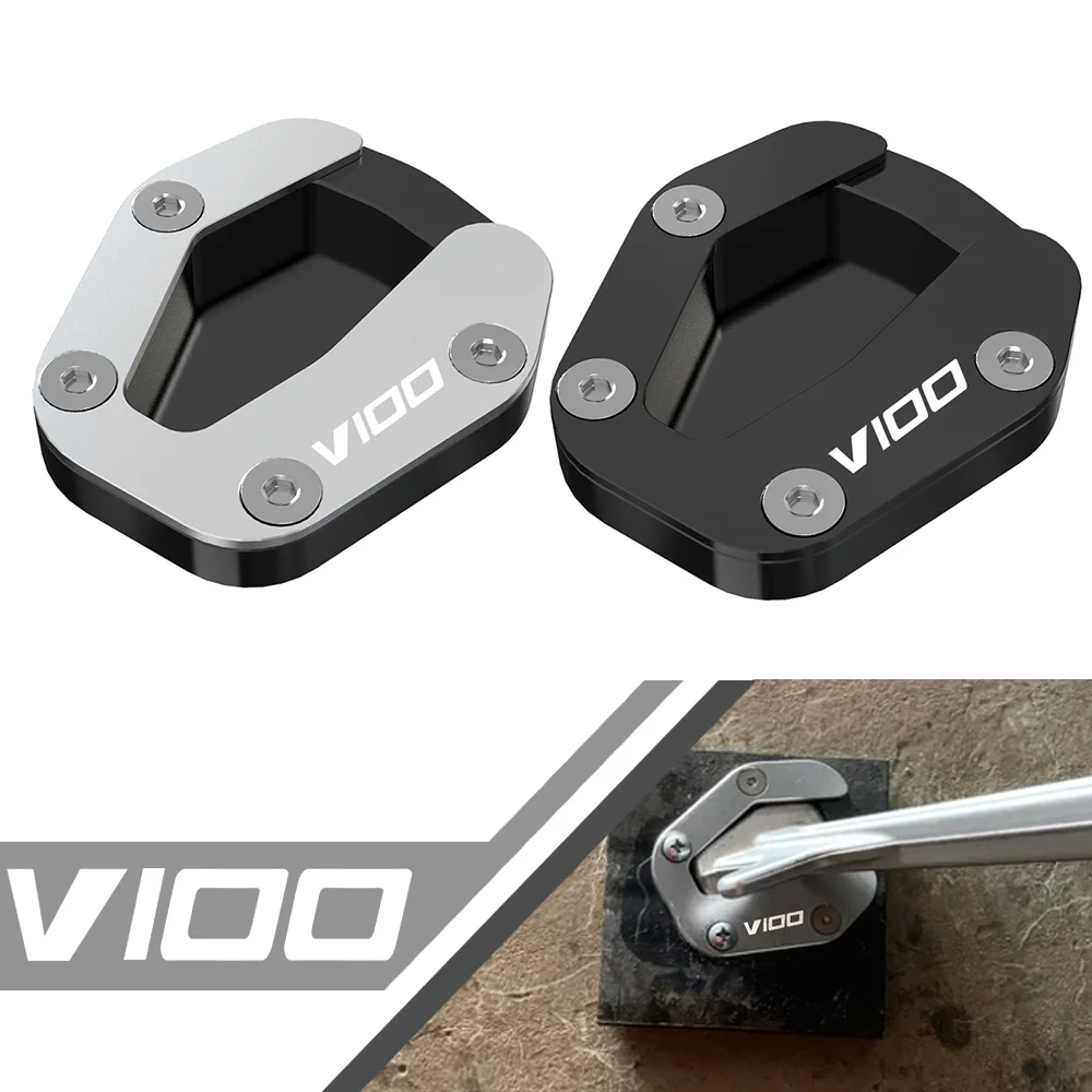 

FOR MOTO GUZZI V 100 Mandello S v100 V100 2023 2024 2025 Motorcycle Kickstand Foot Side Stand Enlarge Foot Pad Support Plate NEW