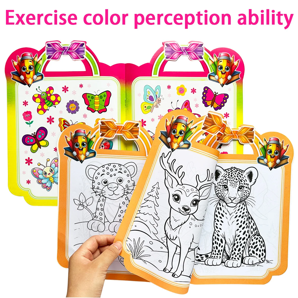 Lustiges Aufkleber-Malbuch, reich in Farben, dickes Papier, 2–5 Jahre, bevorzugt für kreative Graffiti für Kinder! Festivalgeschenk