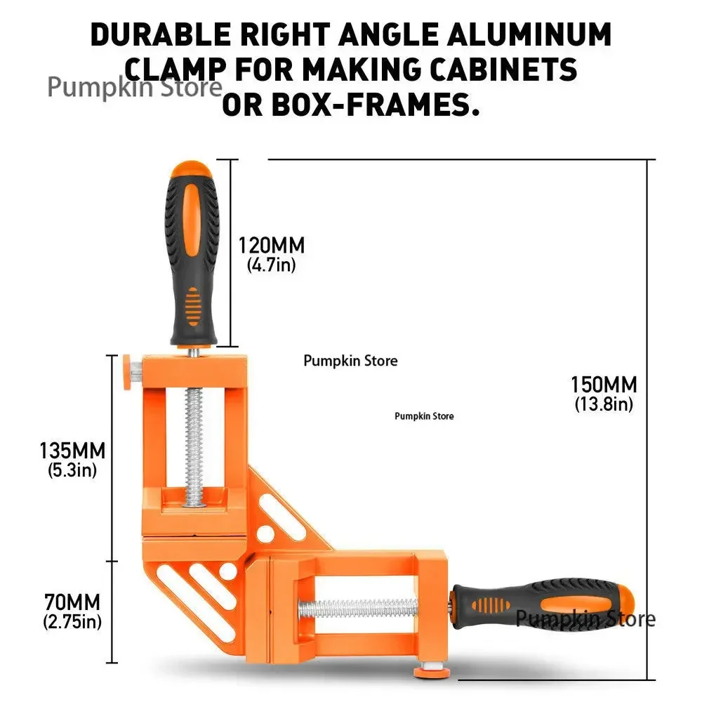 97347 Aluminum handle 90 degree right Angle clip woodworking woodworking frame clip right Angle knife welding hand tool