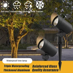 Spot Tree Lights Led Outdoor Waterproof Lawn Plug in Ground Illuminate Garden Landscape Floodlights Spotlights Wiring Models