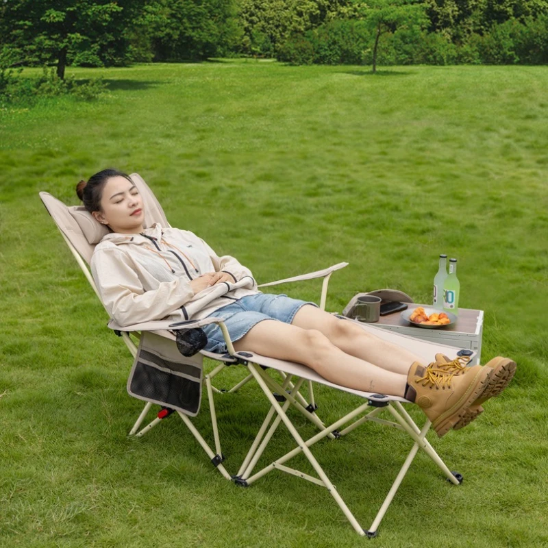

Портативные регулируемые шезлонги, портативный широкий стул, удобный устойчивый складной стул, съемная расширенная уличная мебель