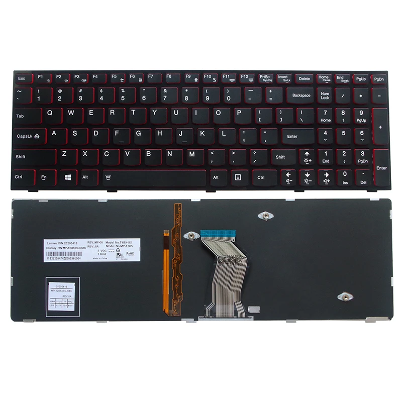 US/GR/FR English NEW Laptop Keyboard For Lenovo Y500 Y500N Y500NT Y510 Y510P