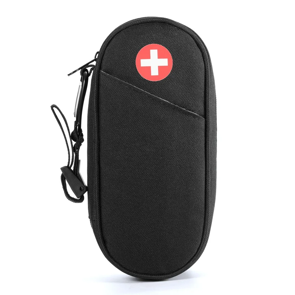 

Custom Empty Medication Bag Multi-Pocket Insulated Cooler Bag for Home Office Car Traveling Hiking Trip First Aid Bag