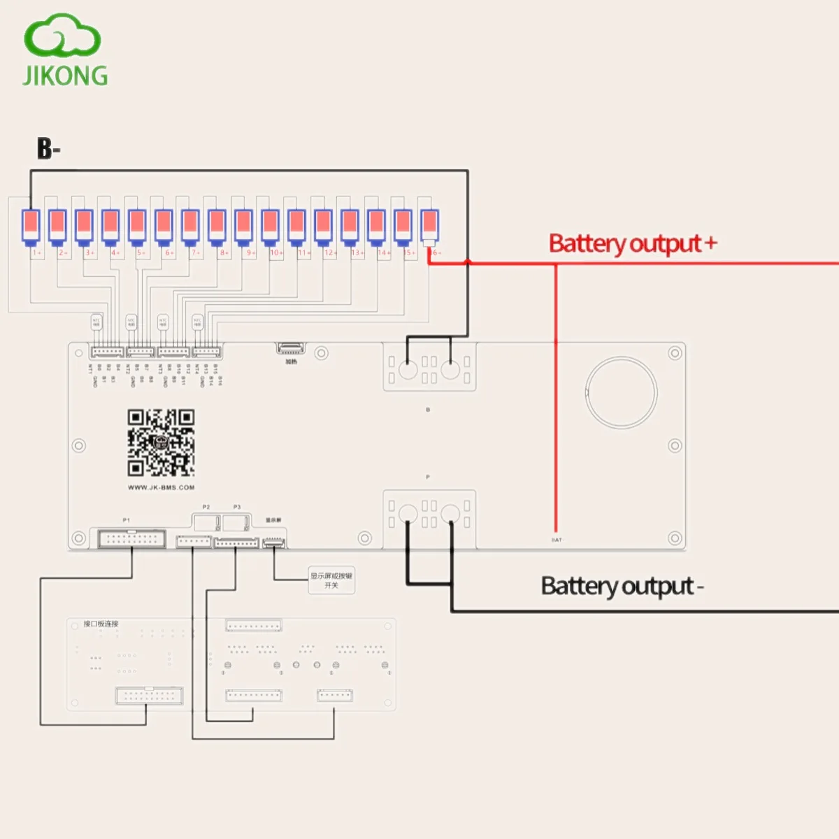 JK Inverter BMS 1A 2A Active Balance V19 4.3 LCD 16S 48V Lifepo4 Battery Li-ion LTO 8S 10S 12S 14S 100A 200A 300A RS232 Energy