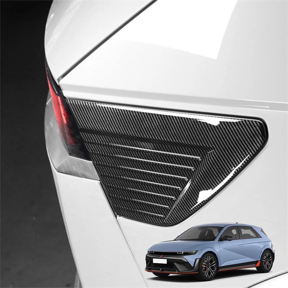 Rear Door Side Charging Port Panel Trim Cover Car Retrofitting Accessories Sticker For Hyundai IONIQ 5 N LHD RHD