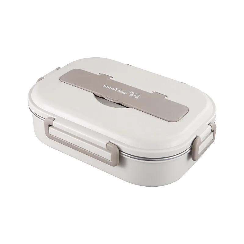 

Прямоугольный ланч-бокс из нержавеющей стали-304, сейф для микроволновой печи (изолированный контейнер для еды)