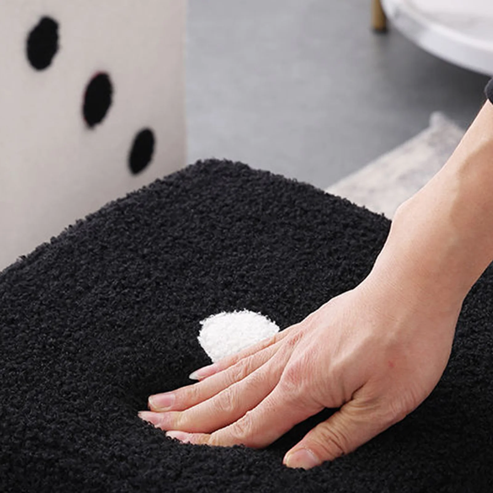 Stool Foot Stool Soft Comfortable Simple Warm Sturdy Base  Stool for Home Living Room Bedroom Makeup Stool Shoes Stool