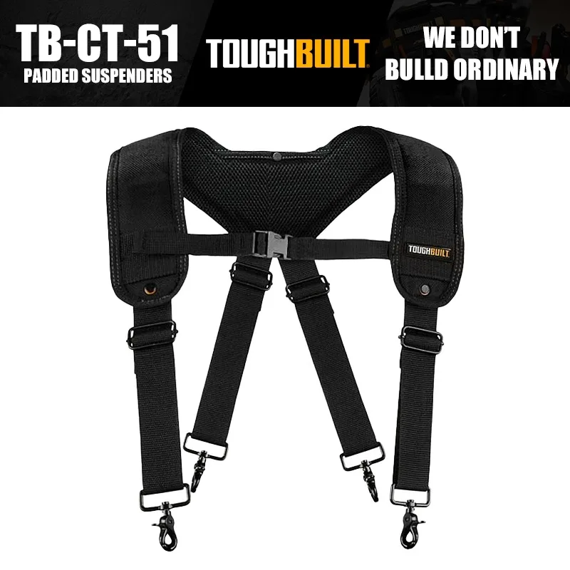 ToughBuilt TB-CT-51 Padded Suspenders Tool Accessories