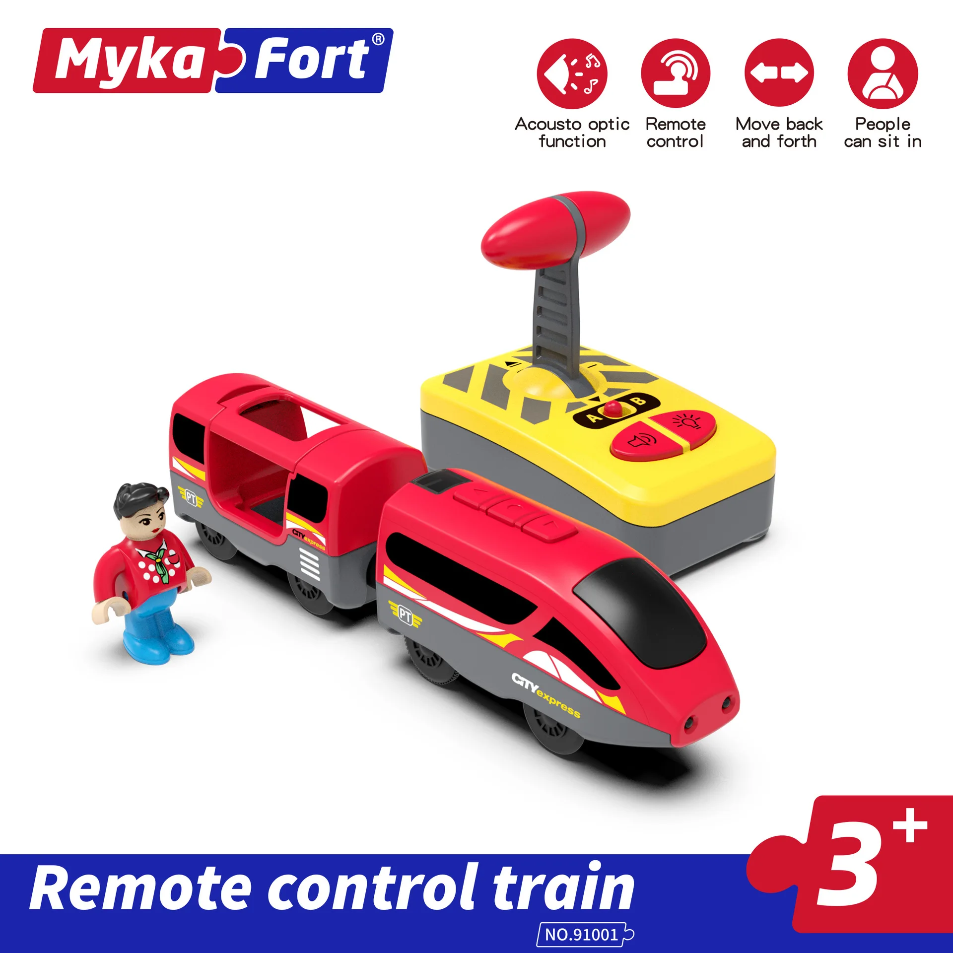 

Kids RC Electric Train Set Locomotive Magnetic Train Diecast Slot Toy Fit for Wooden Train Railway Track Toys for Children Gifts