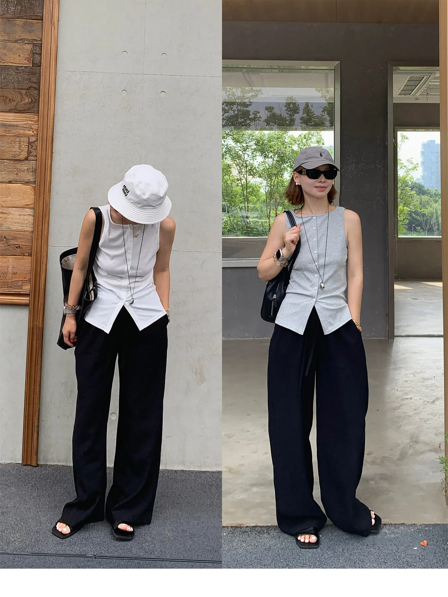 

Льняные брюки-палаццо с защитой от морщин, прямого кроя, на резинке, повседневные, для женщин, удобные, с высокой талией, для офиса