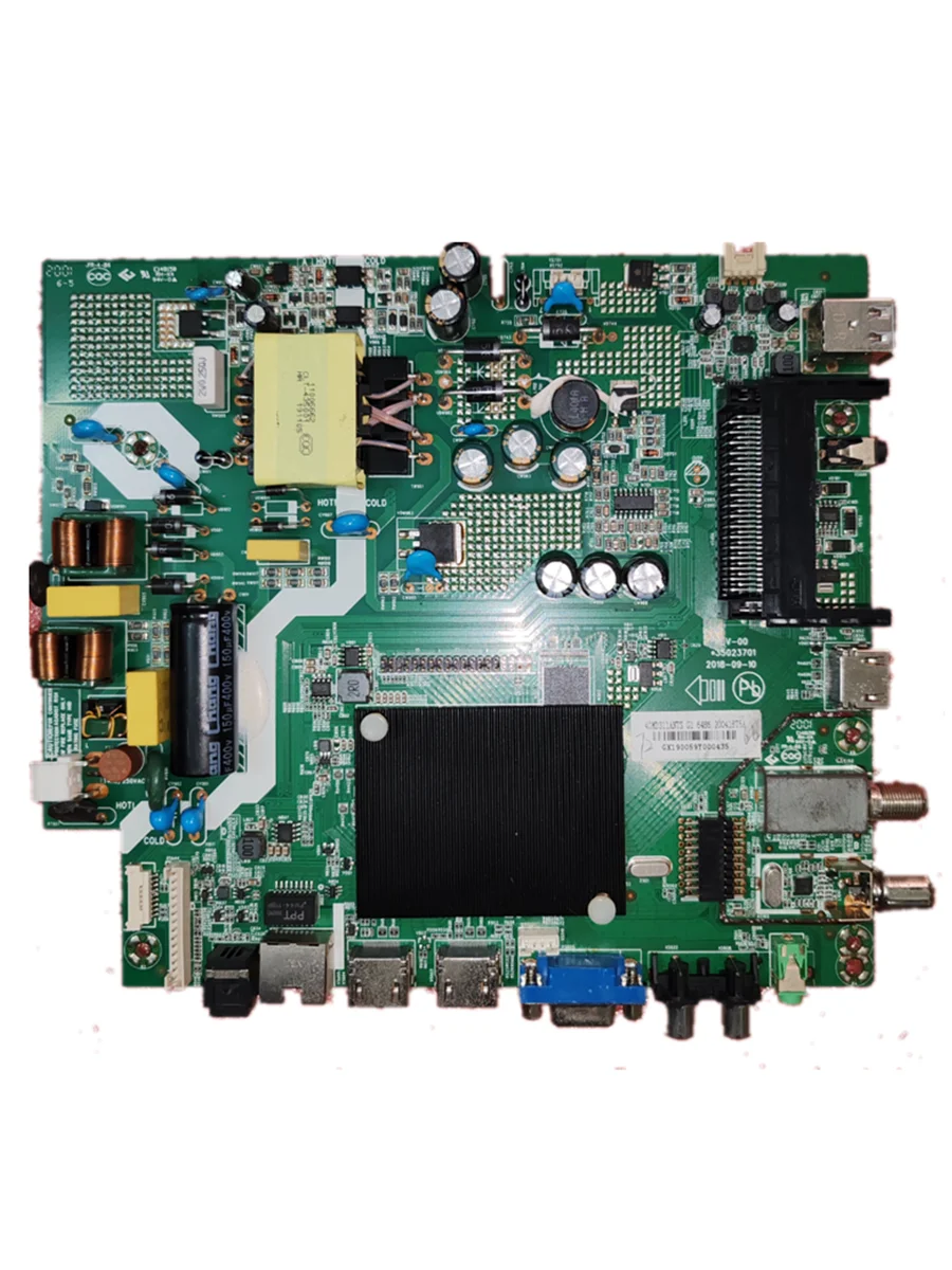 Placa-mãe para TV LED, teste certificado e criado exibe, 3 em 1, 35023701
