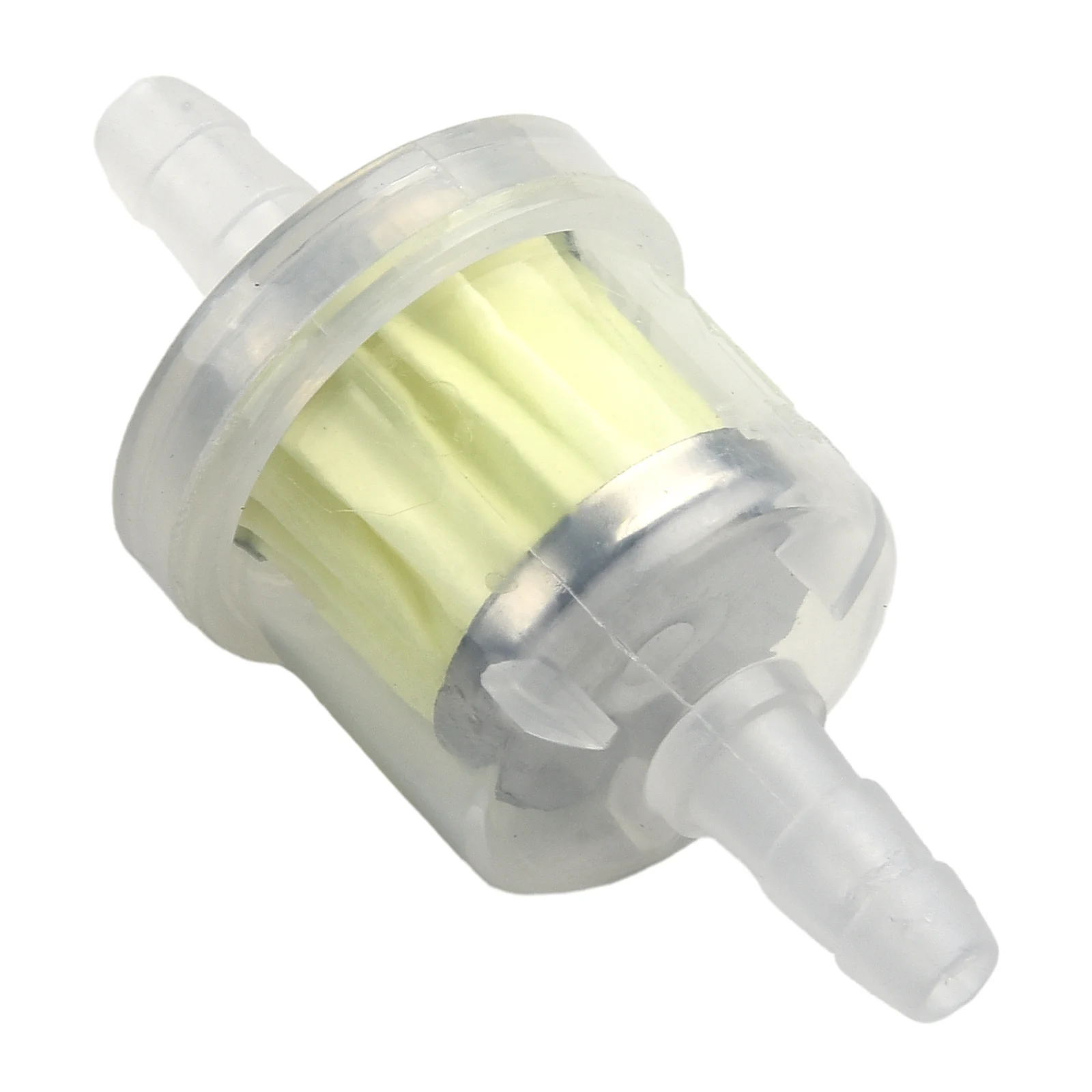 Motorcycle Fuel Filter Featuring Green Paper Core in ABS Housing Compatible with Wide Range of Motorcycle Fuel Systems