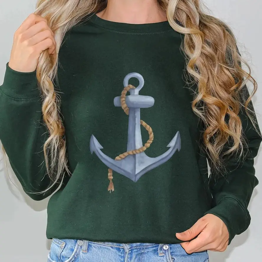 Organic Cotton Casual Crewneck Sweatshirt Friendly Material, Soft to Touch, Relaxed Fit, Ideal for Environment-Conscious Buyers