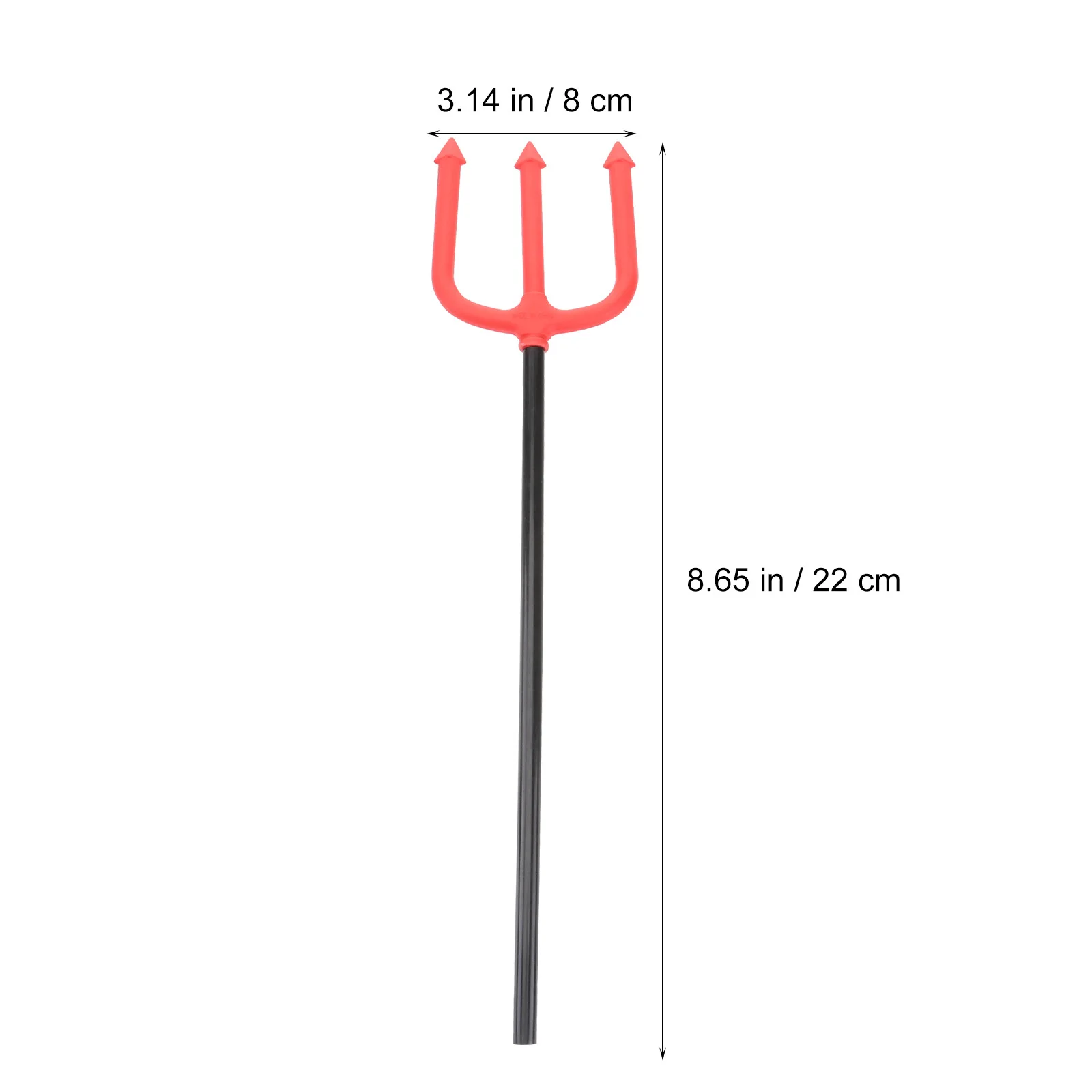 

3Pcs Cheering Trident Party Halloween Sticks Random Colors Durable Pe Devil Cosplay Handheld Cheering Stick Supplies