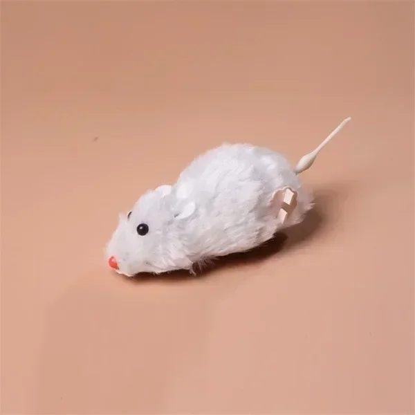 Neue 1Pc Lustige Lebensechte Plüsch Maus Laufende Ratte Spielzeug für Katzen Hunde Schwanz Maus Haustiere Kinder Zufällige Farbe – Detail 6