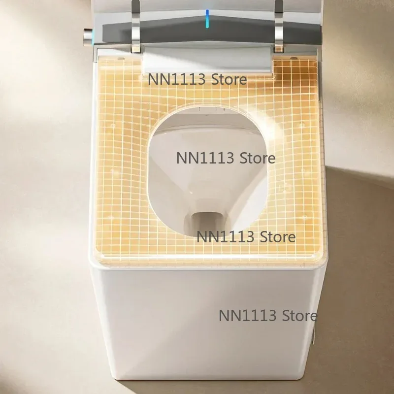 Automatic Integrated Bidet Toilet New Design Ceramic Electrical Square WC with Water Tank for Home Improvement