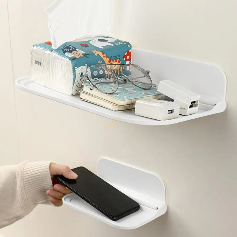 Toilet Bedside Phone Punch-free Dormitory Storage Rack Wifi Set-top Box Rack