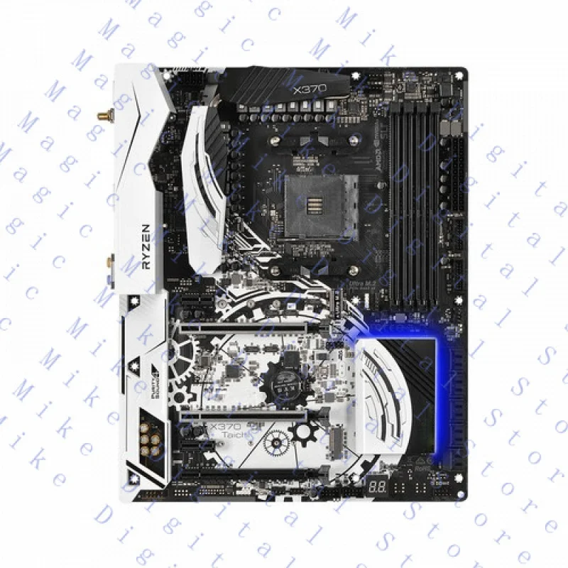 

H ДЛЯ ASRock X370 Taichi Материнская плата AMD X370 с разъемом AM4 4x DDR4 M.2 ATX USB 3.1 PS/2