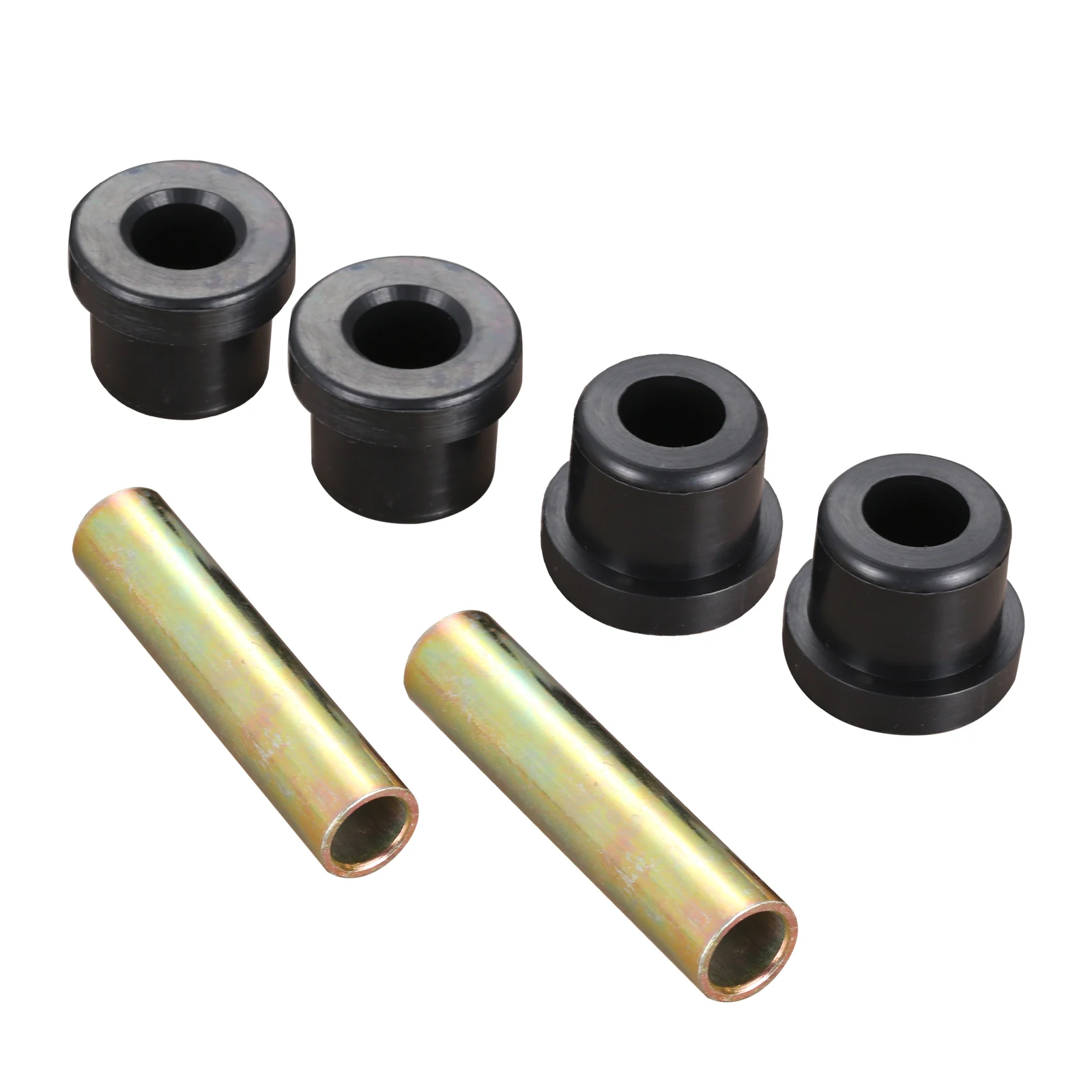 6 Pcs/set Front and Rear Suspension Bushing & Sleeve Kit for Club Car DS 1981-Up Gas Electric Golf Carts Front Leaf Spring