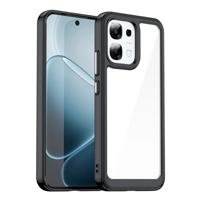 Etui na OPPO A6 5G, etui na OPPO A5 A5x A6 Pro 4G 5G, kolorowe, miękkie, silikonowe, przezroczyste etui z bumperem dla OPPO A6 Pro — zdjęcie produktu 2