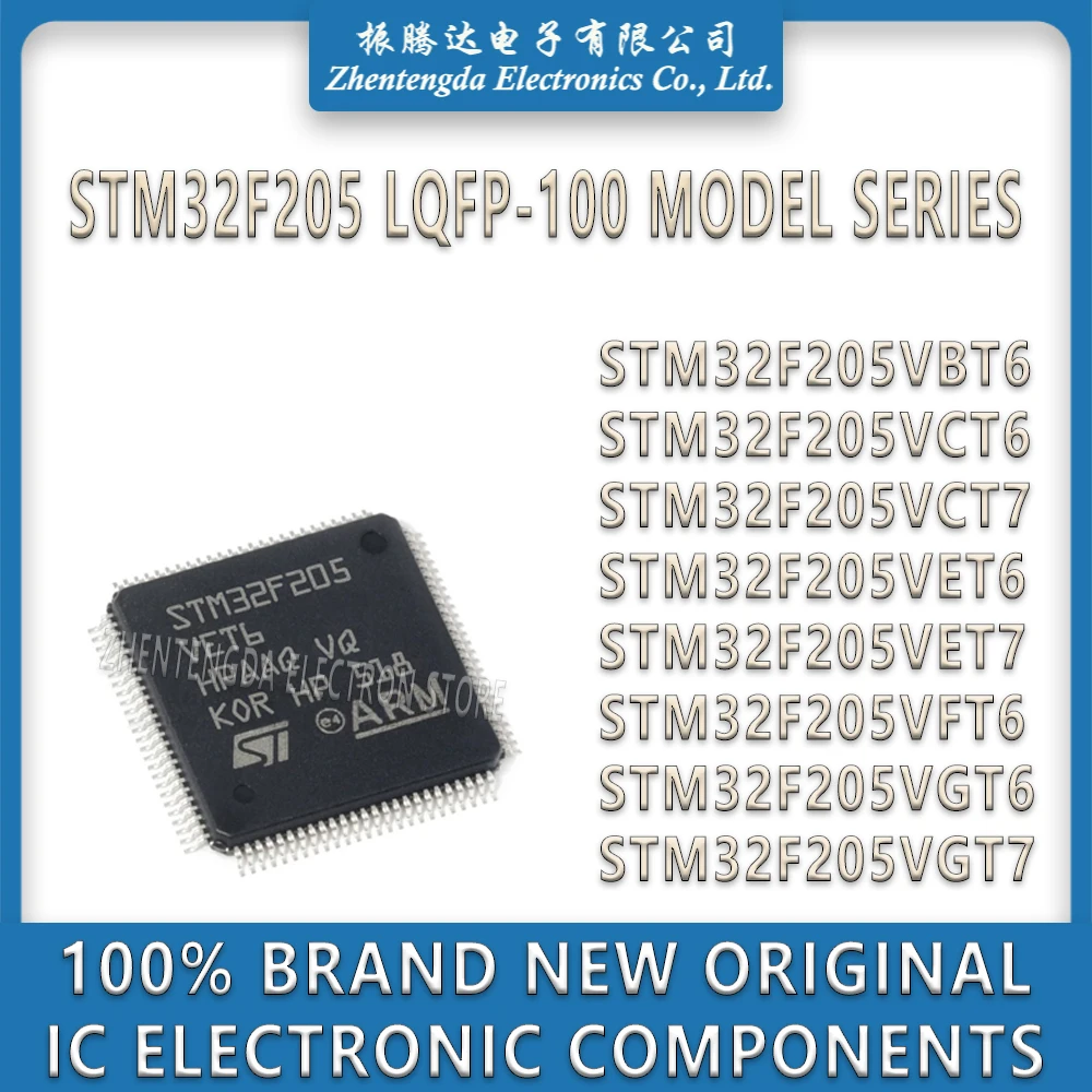 

STM32F205VBT6 STM32F205VCT6 STM32F205VCT7 STM32F205VET6 STM32F205VET7 STM32F205VFT6 STM32F205VGT6 STM32F205VGT7 STM32F205