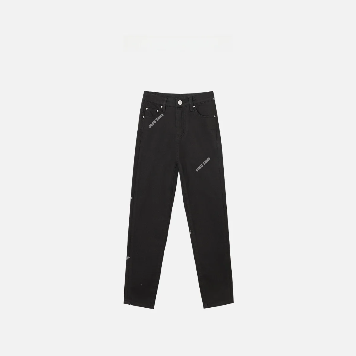 

Zone Slim Fit Straight Leg Jeans Simple Sle Early Spring Faionable Casual Versatile Cotton Blend Long Pants for Women