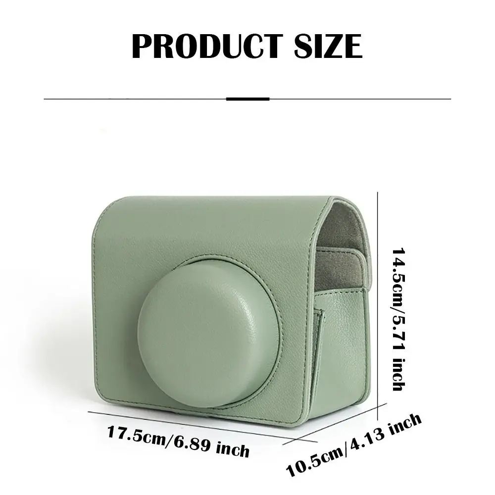 with Shoulder Strap Instant Camera Case PU Leather Anti Scratch Protective Cover Shockproof Soft for Fujifilm Instax WIDE 400